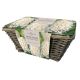 Large Hyacinth Basket - White