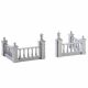 Lemax Plaza Fence - Set of 4