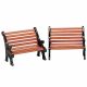 Lemax Park Bench - Set of 2