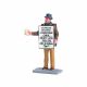 Lemax Sandwich Board Man