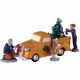 Lemax Trimming The Truck - Set of 4