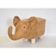 Kiddo Elephant Leatherette Seat - Light Brown