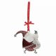 Tipperary Crystal Decoration - Santa with List