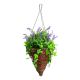 Artificial Lavender & Trailing Ivy Hanging Cone 30cm (12