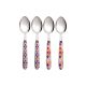 Kasbah Set of 4 Tea Spoons in Gift Box - Rose