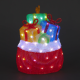 42cm Acrylic Santa Sack with 60 White LED Lights