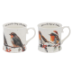Tipperary Crystal Set of 2 Tankards - Christmas Robin