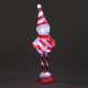 80cm Acrylic Snowman with Long Legs & Stripy Hat
