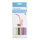 KitchenCraft Reusable Silicone Straws (Pack of 6)