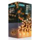 200 Battery Operated Multi-Action LED Christmas Lights - Vintage Gold