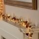 1.65m Rope Garland with Pine Cones and White Berries with 35 Warm White LED Lights - Battery Operated