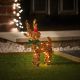 37cm Outdoor Big Nose Reindeer with 40 Warm White LED Lights - Battery Operated
