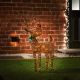 96cm Outdoor Big Nose Reindeer with 120 Warm White LED Lights - Battery Operated