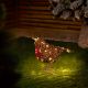 40cm Rattan Robin with 50 Warm White LED Lights