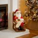 48cm Sitting Santa with Letter - Battery Operated