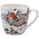 Macneil Christmas Robins Breakfast Mug