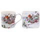 Macneil Christmas Robins Mug & Coaster Set