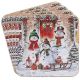 Macneil Snowmen Coaster Set of 4
