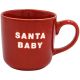 Christmas Mug Santa Baby Red