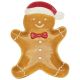 Christmas Novelty Plate Gingerbread