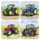 Farm Tractors Coasters Set of 4