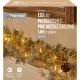 1.8m Pine Needle Garland with Cones & 120 Warm White MicroBright LED Lights