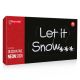 40cm Let It Snow Hanging Lit Neon Sign