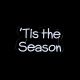 40cm 'Tis the Season Hanging Lit Neon Sign