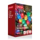 80 Retro Multi-Action Christmas Light Set with Star Cap - Multi Coloured