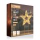 45cm Twinkling Gold Table Top Star with 500 Red & Warm White LED Lights