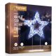 45cm Silver Table Top Star with 720 Twinkling White LED Lights