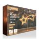 40cm Twinkling Gold Table Top Shooting Star with 500 Red & Warm White LED Lights
