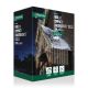 1600 Compact ChaserBright Icicle Lights - Warm White with Clear Cable
