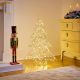 80cm Golden Elegance Twist Christmas Tree with 400 Warm White LED Lights
