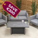 Milano Sofa Dining Set with Adjustable Table