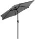 3.0m Parasol with Crank & Tilt - Grey