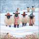 Napkin 33x33cm Warm Winter Woolies (Pack of 20)