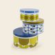 Orla Kiely Nesting Cake Tins - Sunflower Sky (Set of 3)