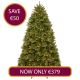 7.5ft Newberry Spruce 'Feel Real' Pre-Lit Christmas Tree