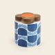 Orla Kiely Ceramic Storage Jar 750ml - Block Flower