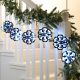 175cm Infinity Garland with 6 Snowflakes & 336 LED Lights