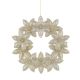 13cm Hanging Champagne Gold Acrylic Wreath