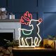 45cm Neon Flex Reindeer Light with 313 LED Lights