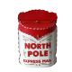 39cm Red & White Metal North Pole Express Post Box