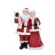 23cm Polyresin Mr & Mrs Claus Checking List