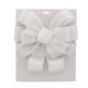 78cm White Bow Tree Topper