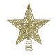 27cm Classic Gold Glitter Star Tree Topper