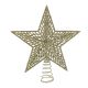 27cm Champagne Gold Glitter Star Tree Topper