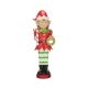 38cm Polyresin Standing Elf with Wreath
