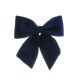 44cm Navy Blue with Silver Bow